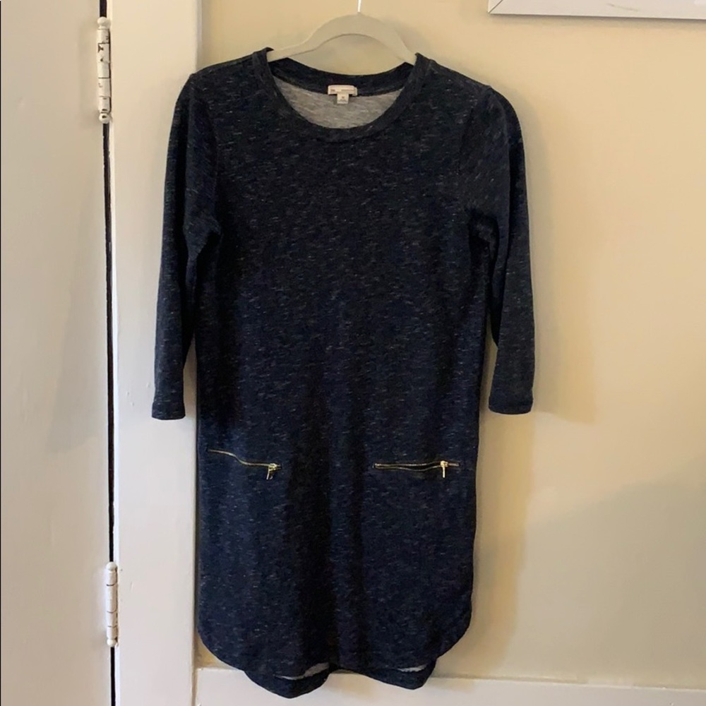 Gap Gray/blue shift dress
